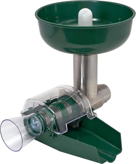 LEM Products BigBite Juicer Attachment for Meat Grinders | Juicer for Fresh Juice, Purees, Sauces, Baby Food, Juice Extractor Machine Reduces Pulp, Made of Stainless Steel and Plastic