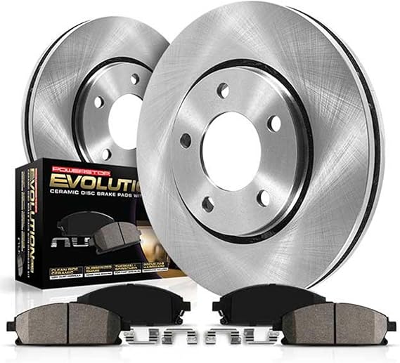 PowerStop Rear Brake Kit for Nissan Altima 2002-06 |Altima 2010-24 |Juke 2011-17 |Maxima 2004-08 |Sentra 2007-18 - Z17 Ceramic Brake Pads & Disc Rotors Replacement, KOE098