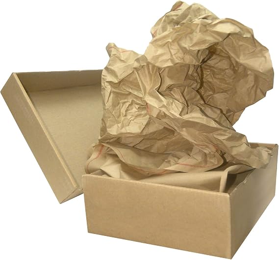 NextDayLabels Void Fill Kraft Paper, Ideal for Packing, Case of 500 Ft., 15 x 11, 30# Brown Paper, Fan-folded, Compact, Eco-friendly (15" x 6,000")