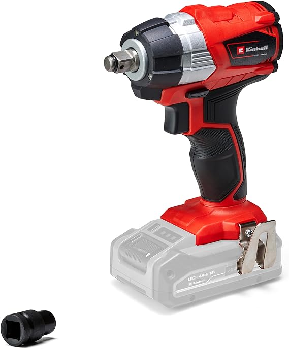 Einhell Professional Akülü Darbeli Somun Sıkma TP-CW 18 Li BL Solo Power X-Change (18 V, 215 Nm, Kömürsüz, Dış Kare Uç, Uç Adaptörü, LED Işık, Akü Dahil Değildir) - 4510040