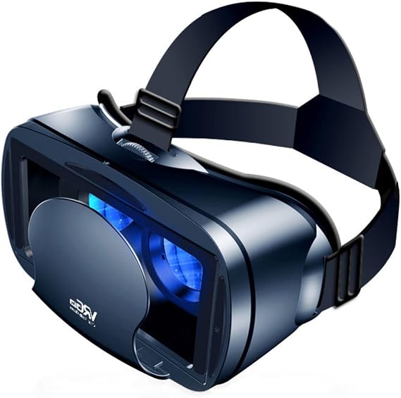 VR Headset, Virtual Reaity Goggles Glasses Compatible with iPhone 16 15 14 13 12 Pro Max Samsung Galaxy S25 S24 S23 etc 5-7 inch Smartphones, VR Goggles Headset for 3D Games and Movies