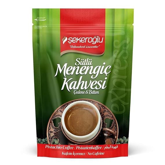 Turkish Coffee Menengic,Menengic Kahvesi ,Menengic Coffee(pistachio coffee) Citlembik, Cedene, Citemik, Ctlk By Sekeroglu 200 Gr 7 Oz Non-GMO, Vegan, Halal