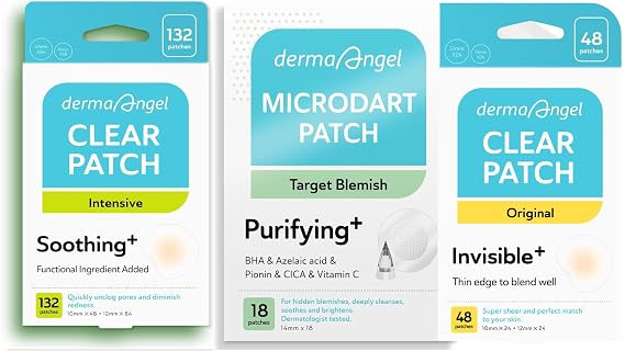 Complete Acne Patch Kit Microdart Early Stage Underground Pimple and Surface Cystic Pimple Support