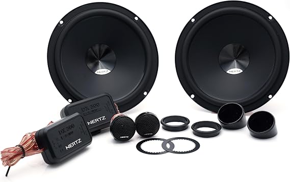 Hertz Dieci Series DSK-1653 Component Speaker Kit 6.5" 2-Way: DV 165.3 + DT 24.3 + DX 300 + Grilles