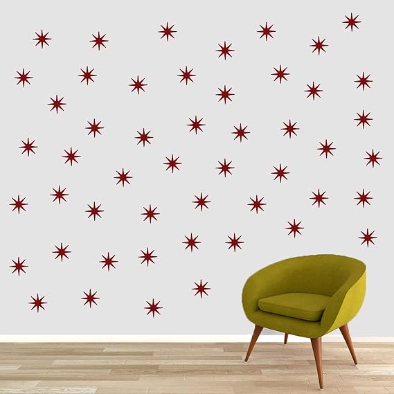 Retro Starbursts Wall Decal Set