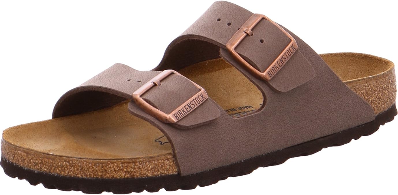 Birkenstock Unisex Arizona Sandal,Mocha Birkibuc,38 N EU
