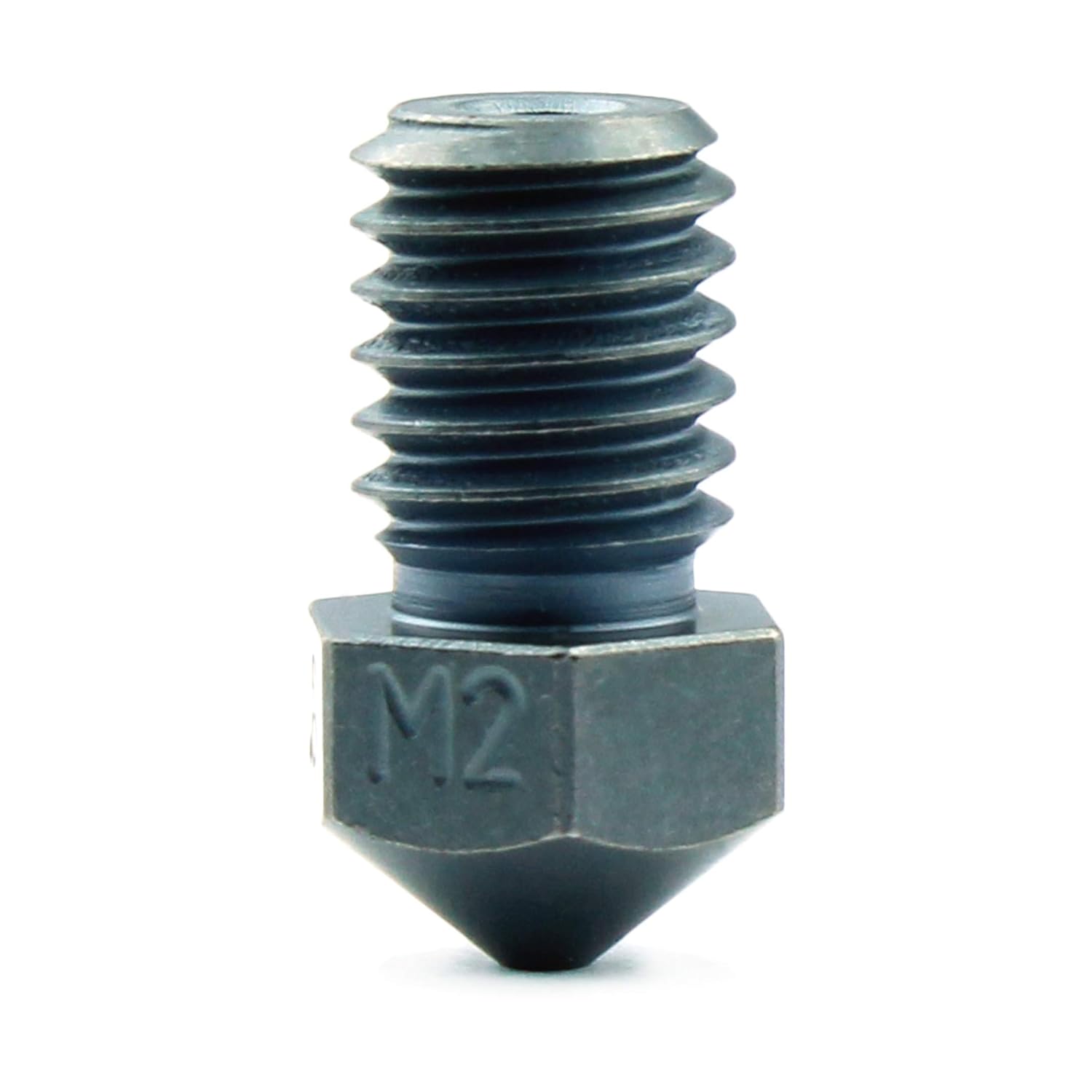 Microswiss M2 Hardened High Speed Steel Nozzle RepRap - M6 Thread 1.75mm Filament V6 (.4mm)