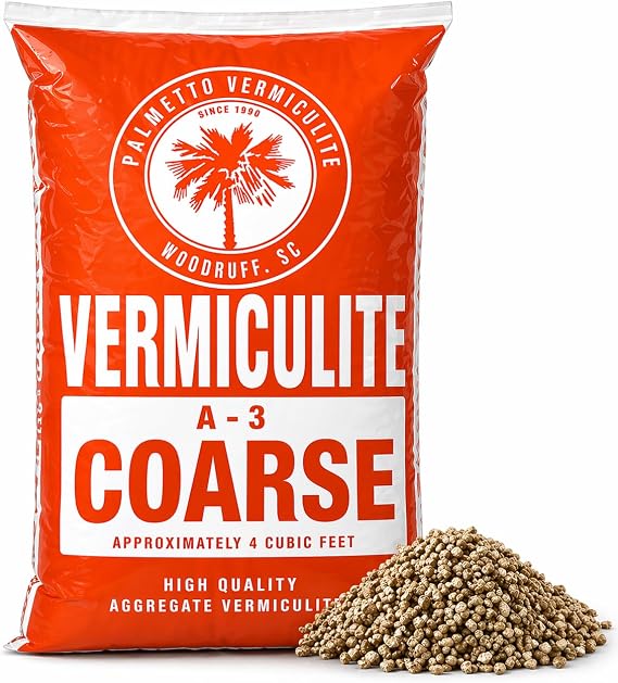 Palmetto Vermiculite - 4 Cubic Foot - Coarse