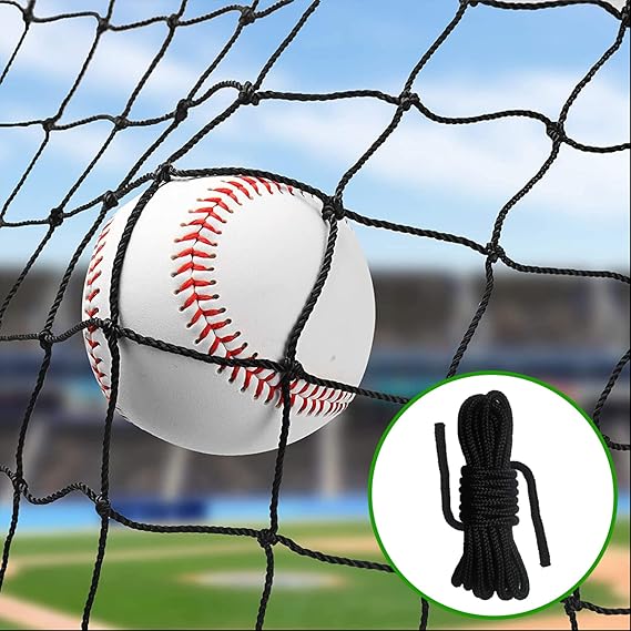 Baseball Softball Backstop Nets, Heavy Duty Sports Netting Barrier Nylon Baseball Netting 10'x10'/10'x20'/10'x30'