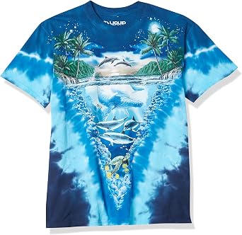 Liquid Blue Mens Night Time Dive T-Shirt