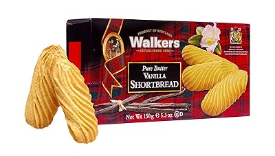 Walkers Shortbread Vanilla, 5.3 Ounce Box