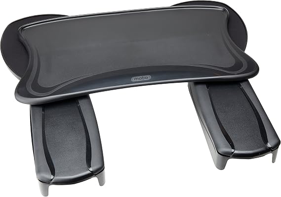 Mobo Chair Mount Ergo Keyboard and Mouse Tray System - 2.5-Inch x 12.5-Inch x 7.5-Inch - Black