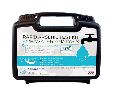 Industrial Test Systems Quick 481396 Arsenic for Water Quality Testing, 100 Tests, 12 Minutes Test Time