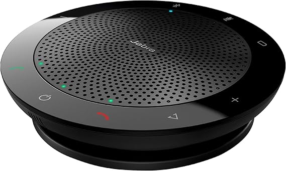 Jabra Speak 510 UC Wireless Bluetooth Speakerphone Outstanding Sound Quality, Portable Conference Speaker for Holding Meetings Anywhere - Certified for Zoom & Google Meet