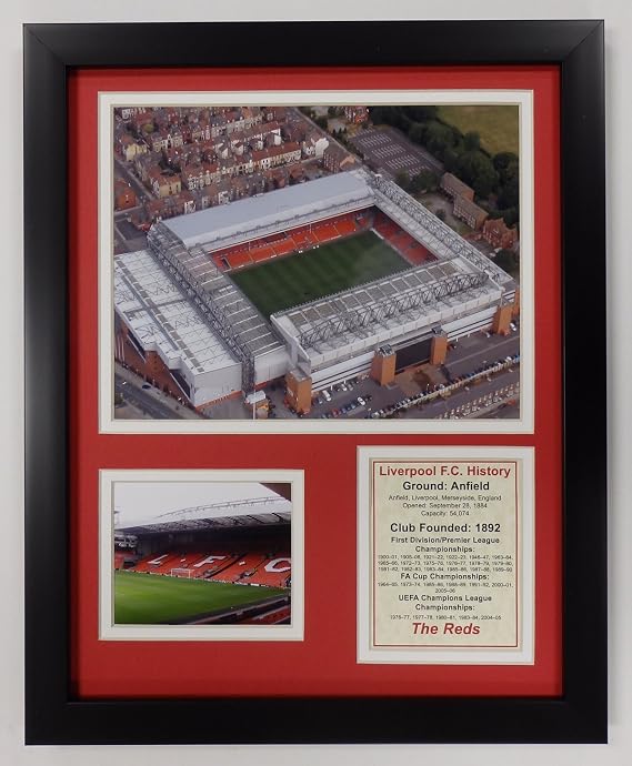 Legends Never Die Liverpool FC | Anfield | 12"x15" Framed Photo Collage