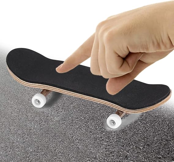 Mini Finger Skateboards,Maple Wooden Fingertip Skateboard (White)