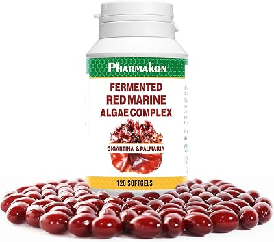 PHARMAKON Fermented Red Marine Algae Complex, Reduced Carrageenan Content, Gigartina & Dulse 120, Softgel