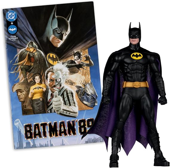 McFarlane Toys- DC Direct Batman (Batman 89) 7in Action Figure with Comic