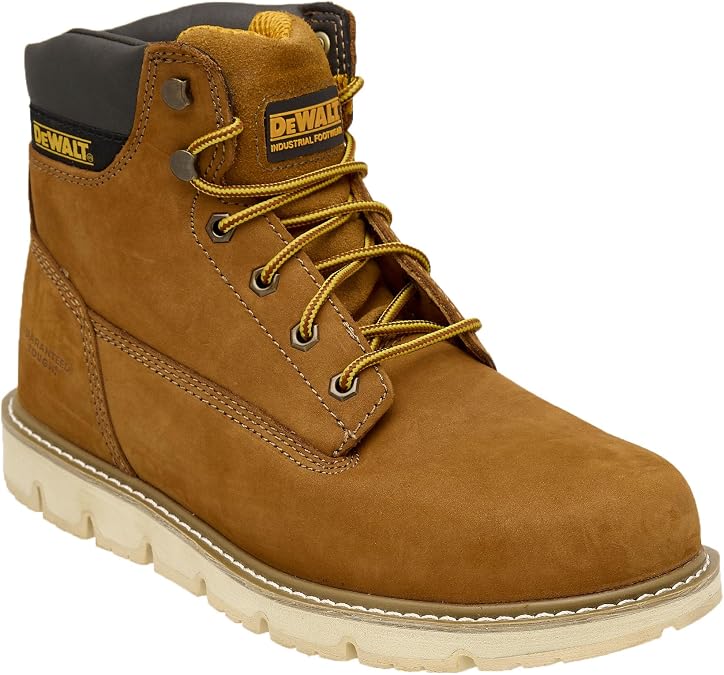 DEWALT Flex ST Leather, Durable, FLEX Outsole, Steel Toe, Safety Work Boot For Men