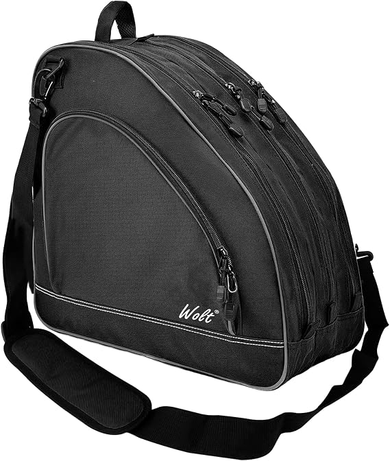 WOLT Skate Bag for Ice, Roller & Inline for Youth and Adults