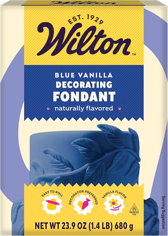 Wilton Decorator Preferred Royal Blue Fondant, Easy-to-Roll, 24 oz.