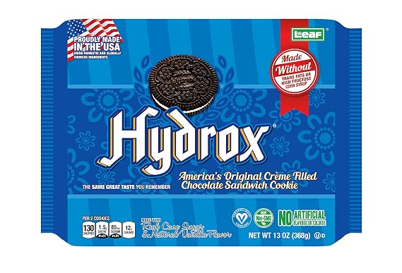 Hydrox Cookies, Master Case of Six, 13 oz.