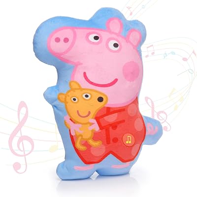 Peppa Pig Sleep Soother by Lullaby Labs | Pre-School Learning Interactive Toy | Lights and Music Sounds | for Toddlers Both Girls and Boys 2, 3, 4 and 5 Years Old