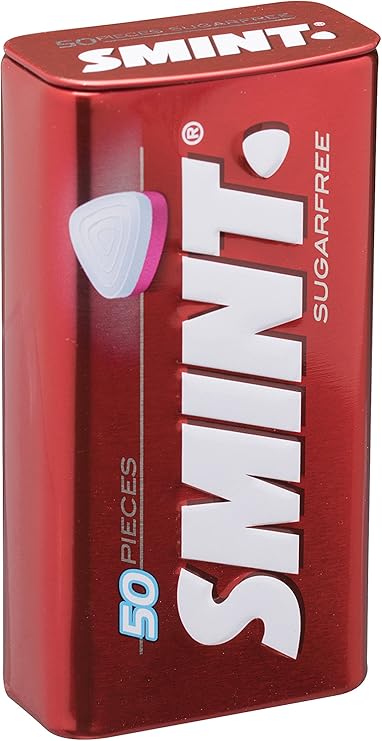 1 x Pack of XXL Smint Sugar Free Mints Tin (Strawberry)