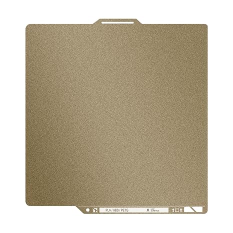 Upgraded Thickened 0.77mm PEI Sheet（with QR Code）for Bambu Lab P1P P1S A1 X1 X1C X1E PEI Build Plate,Double Sided Textured PEI Flexible Spring Steel Sheet, 257x257mm Bambu Heatingbed