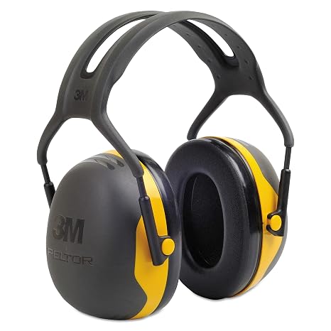 Peltor X2A Ear Muff, X-Series, 31 dB, Black/Yellow