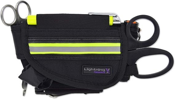 Lightning X First Responder Stocked First Aid Hip/Belt Pouch Kit for Quick Response EMS EMT Camping