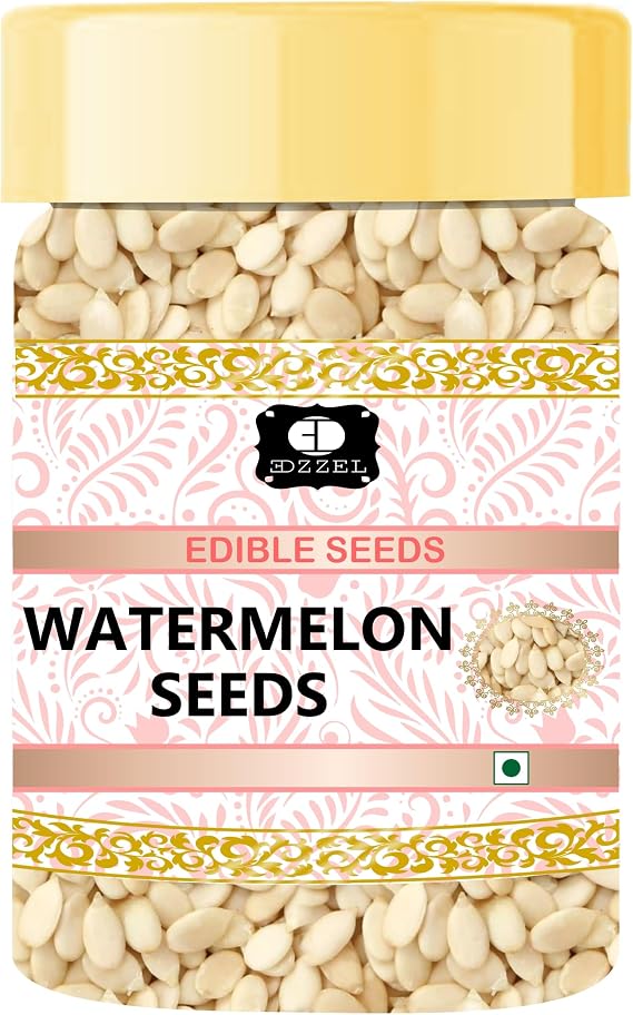 EDZZEL Dry Roasted Watermelon Seeds | Indian Origin (Pack of 1) 100 Gm
