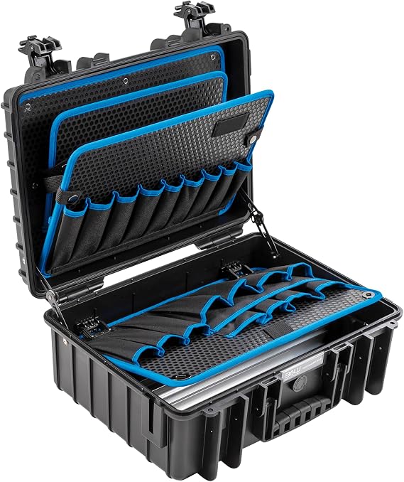 Jet 5000 Outdoor Tool Case with Pocket Tool Boards, Black