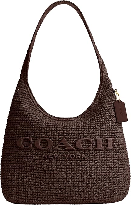 COACH Brooklyn Shoulder Bag 34 in Straw