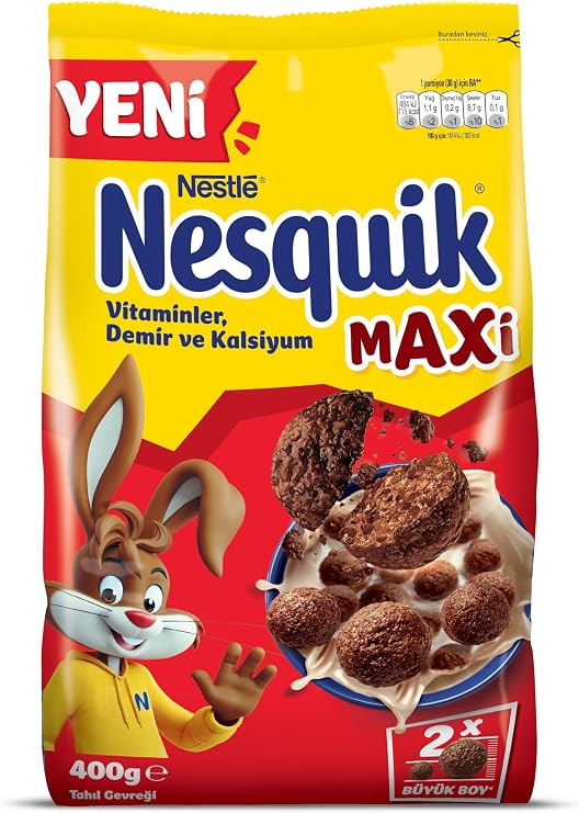 Nesquik Nestlé Maxi Cereal Flakes 400 gr