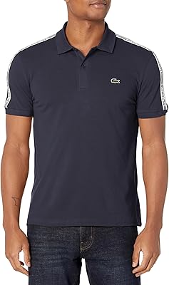 Lacoste Mens Regular Fit Stretch Pique Logo Polo Shirt