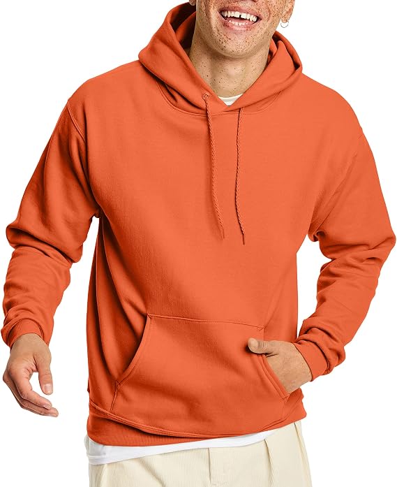Hanes Men's Hoodie - EcoSmart Fleece Hooded Sweatshirt for Men & Women - Midweight Fleece - Big & Tall Available