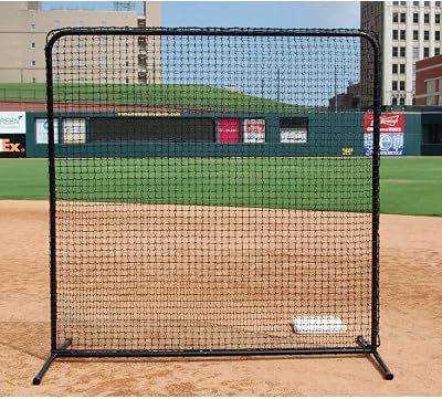 Trigon Sports Black Series Fungo Screen, Softball & Baseball Pitching Net, Screen Softball Net for Training, Size: 7 x 7