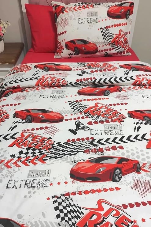 DENIZLI DOWRY Single Child Duvet Cover Set Car