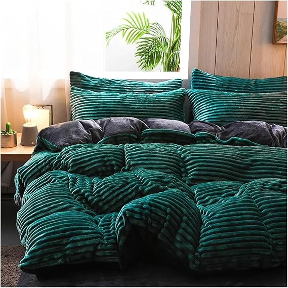 Bedding Sets Winter Warm Plush Thickened Duvet Cover Sheets Pillowcases Twin Size Queen Size,Bed Sheets