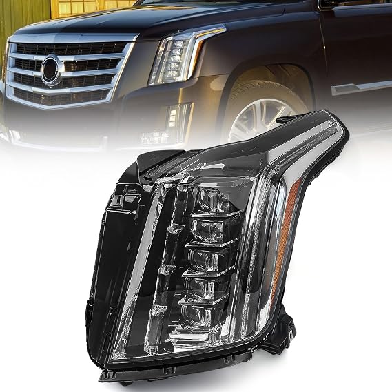 Left Full LED Headlight for Cadillac Escalade/ESV 2015-2020 | [84216044] OE Head Lamp Projector Replacement (Left (Driver Side))