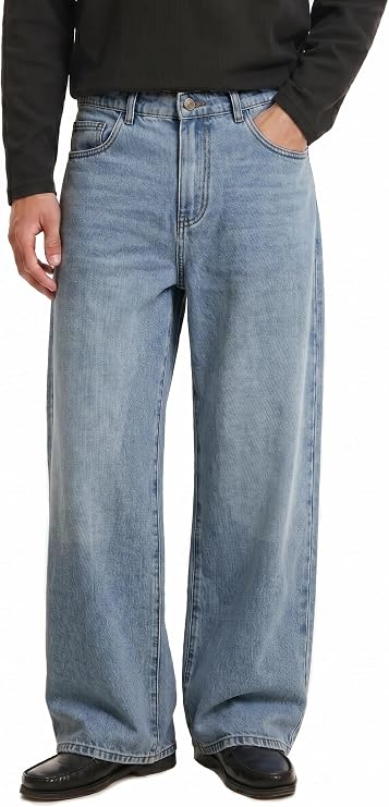Comdecevis Men's Relaxed Fit Jeans
