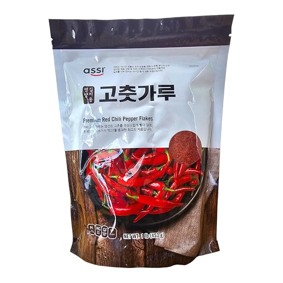 assi Red Pepper Powder, Kimchi, 1 Pound