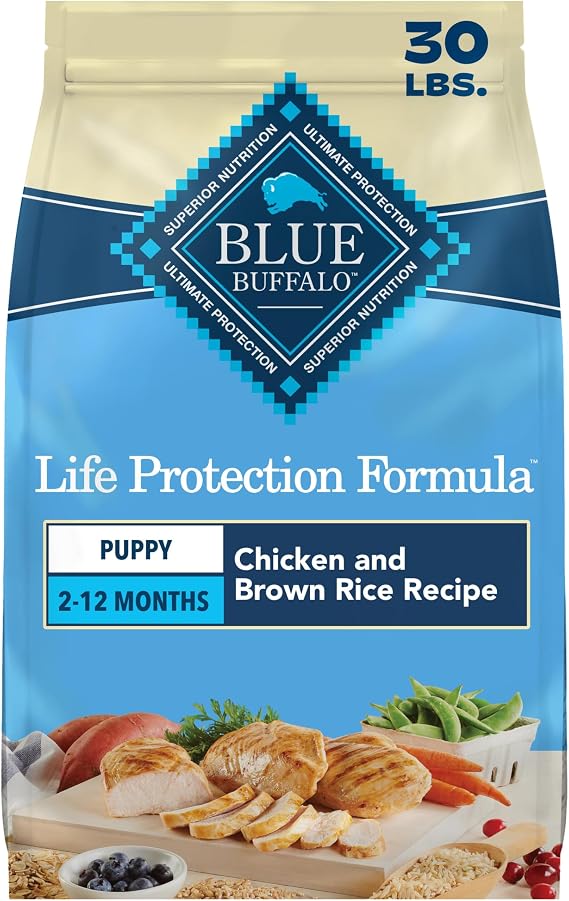 Blue Buffalo Life Protection Formula Chicken Puppy Dry Dog Food, 30 lb