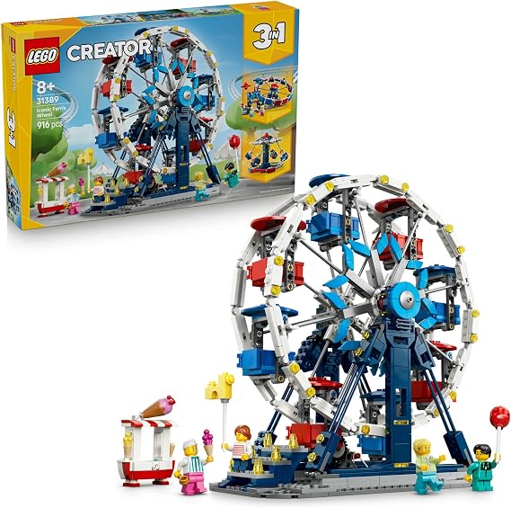 LEGO Creator 3’ü 1 Arada İkonik Dönme Dolap 31389