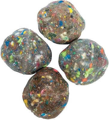 Fun Express Rubber Rock Bouncing Balls - 12 Pieces. Rubber. 1 12 38mm