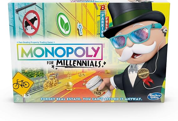 Hasbro Gaming Monopoly for Millennials Board Game