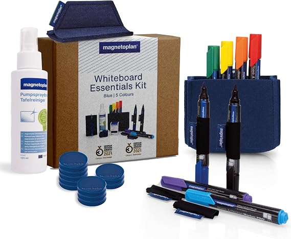 magnetoplan blancboard Accessories-Set Essential Set Blue