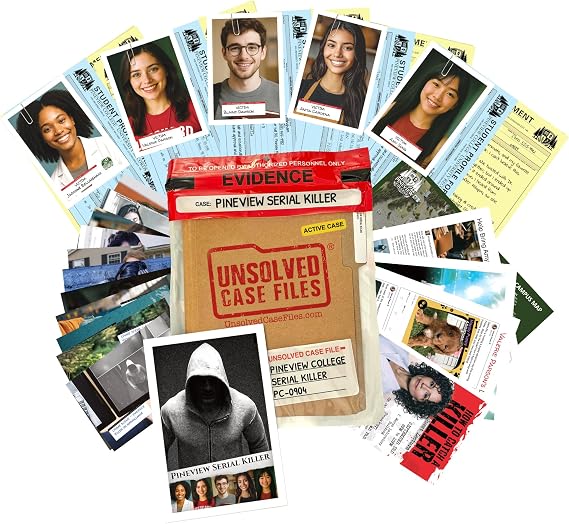Unsolved Case Files | Pineview Serial Killer - Cold Case Murder Mystery Game | Can You Solve The Crime?