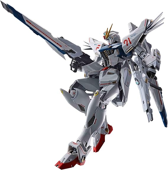 TAMASHII NATIONS METAL BUILD Mobile Suit Gundam F91 Gundam F91 Chronicle White Ver., Approx. 6.7 inches 170 mm, ABS & PVC & Die-Cast, Pre-Painted Action Figure